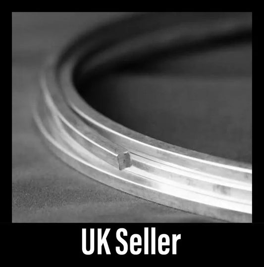 Sterling Silver Square Wire 1.00mm Hard